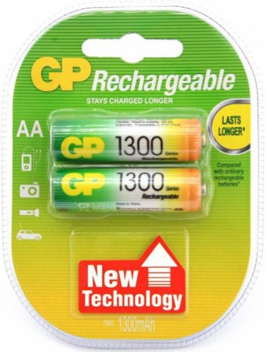 Аккумулятор GP R6 1300A HC-2DECRC2 2шт (упак) AA картинка 